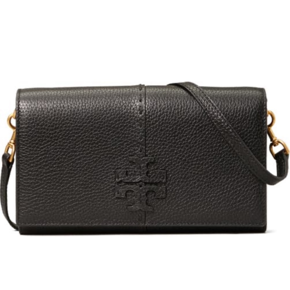Tory Burch McGraw leather crossbody wallet